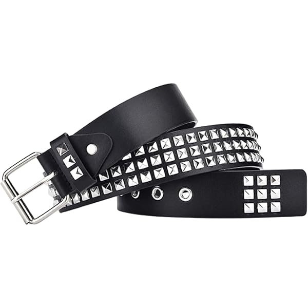 WENDY'S ウェンディーズ 3連　ピラミッド　スタッズベルト Amazon | ウェンディーズ WENDY'S of LONDON 3連 ラージ